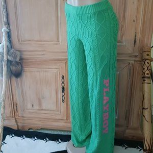 Missguided Playboy Cable Knit Pants